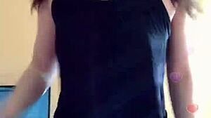 Young Girl Feels Intense Pleasure During Webcam Masturbation Session