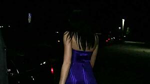 Watch this teen whore with small tits get railed hard by a monster cock at the party!