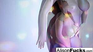sexy big boobed disco ball babe alison tyler