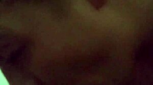 Blonde receives a facial treatment in suggestive scene