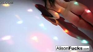 sexy big boobed disco ball babe alison tyler