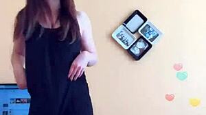 Young Girl Feels Intense Pleasure During Webcam Masturbation Session