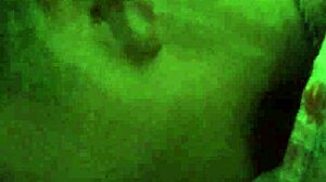 Blonde receives a facial treatment in suggestive scene