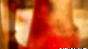 Seductive Brunette Milf Undresses in Provocative Dance, Ripping Clothes