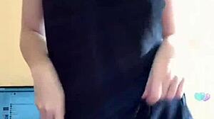 Young Girl Feels Intense Pleasure During Webcam Masturbation Session