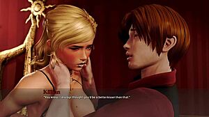 Watch this anime scene with outdoor fingering