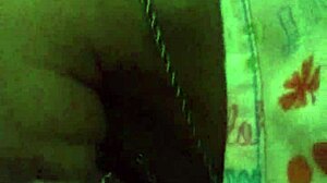 Blonde receives a facial treatment in suggestive scene