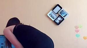 Young Girl Feels Intense Pleasure During Webcam Masturbation Session