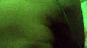 Blonde receives a facial treatment in suggestive scene