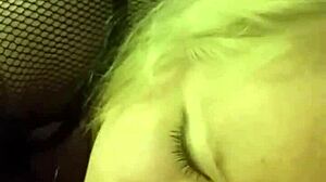 a busty blonde girlfriend films homemade videos with her friend, showcasing big tits and ass in amateur couple compilations.