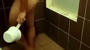 Holy shit, couple fucking in bathroom!