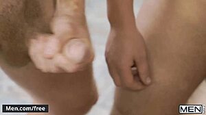 Colby Keller and Jacob Peterson in Jizz Orgy with Roommate