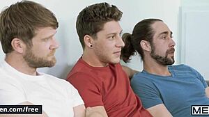 Colby Keller and Jacob Peterson in Jizz Orgy with Roommate