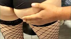 they're groping my ass and covering it with oil. just another day in mexico for a slut like me.