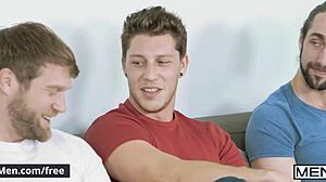 Colby Keller and Jacob Peterson in Jizz Orgy with Roommate