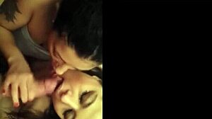 Curvy Wife Shares Double Blowjob