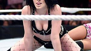 WWE Paige rocks this ultimate jerk off contest! 😈
