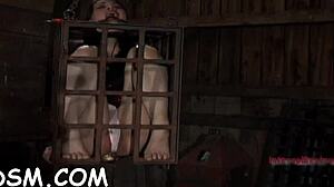 what's shocking about this chick's lusty vagina? she uses toys and blows slave.