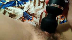 young girl using toys solo pov