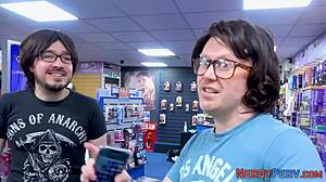 British Whore Sucking Nerd's Dick In Tricked Reality POV Scene