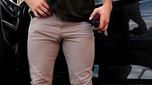 Married man sneaks intense gay action behind wife's back.