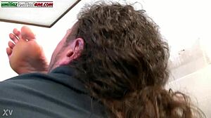 BBW Dismissal Menace Performs Foot Domination and Humiliation in Trailer