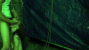 anya olsen in rough outdoor bondage, public sex orgasm 😈🔥