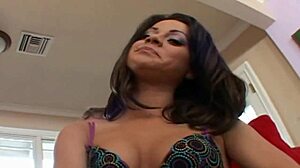 damn, check this bigass brunette naked on the bed!