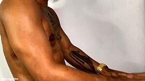 Muscular Guys Bareback Argentine Couple in Passionate Encounter.