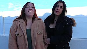i watched teen bbw lilly explore her first lesbian kiss