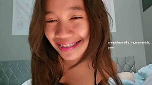 naughty petite wife cuckolds her old husband in kinky roleplay