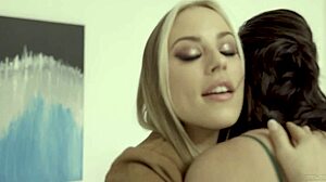 Hey, this hot blonde babe cheated on her wife and got pounded hard!