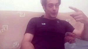 Real interview with amateur boy cumming in casting session