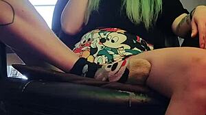 Stepsister Lights Cigarette in Fetish Smoking Scene