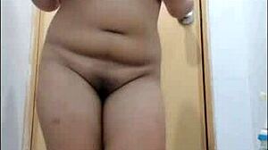 Curvy Latina Dances Naked to Mortal Kombat Tune