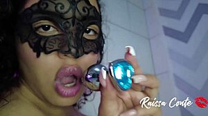 Raissa Conte's Emotional Journey Sucking Cock, Offering Pussy And Ass With Anal Plug