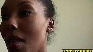 Cute ebony sade rose rides pascal's big cock hard 😍