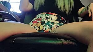 Stepsister Lights Cigarette in Fetish Smoking Scene