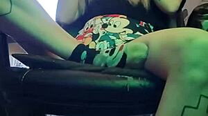 Stepsister Lights Cigarette in Fetish Smoking Scene