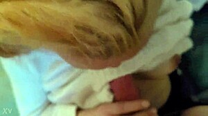 my girlfriend gives blowjob to my friend 😏