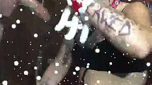 Naughty girl gets her throat fucked by monster cock 😈