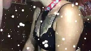 Naughty girl gets her throat fucked by monster cock 😈