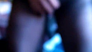 I cum inside black pantyhose during masturbation