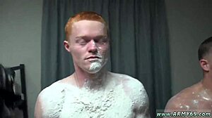 Teen gay army blowjob the hazing the showering and the fucking