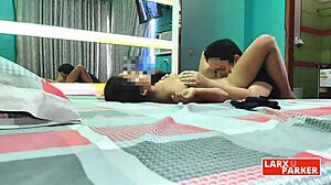 Room casting: roxy 21 asian teen gets pussy licked until she cums