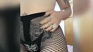 I'm Playing With My Big Pierced Boobs On Webcam