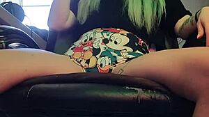 Stepsister Lights Cigarette in Fetish Smoking Scene