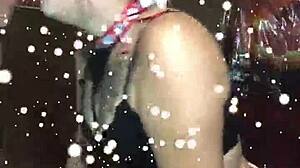 Naughty girl gets her throat fucked by monster cock 😈