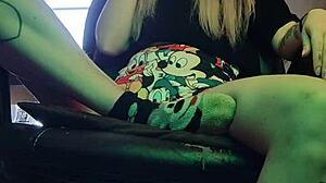 Stepsister Lights Cigarette in Fetish Smoking Scene