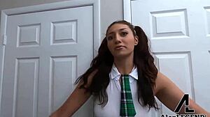 Bella Rolland's intense doggy banging